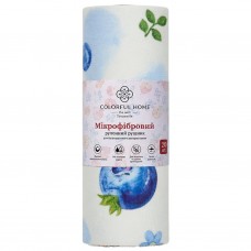 Салфетки в рулоне Слива 20 штук 25×25 см из микрофибры Colorful Home 515-17-60S