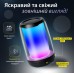 Портативная мини колонка с подсветкой Черный 8893AB