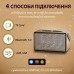 Портативная мини-колонка OneDer D6 коричневая D6BR