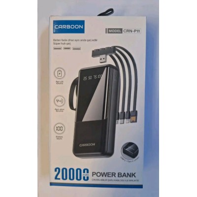 Внешний аккумулятор CARBOON 20000 mAh 20W – универсальная мобильная батарея