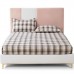 Комплект трикотажный простыня на резинке 180*200 см с наволочками checkered 004-107-18-48-3-3