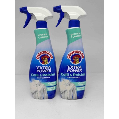 Пятновыводитель Chanteclair Extra Power Colli & Polsini 500 мл — профессиональная сила для воротничков, манжет и сложных зон
