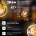Ретро гирлянда уличная 50 лампочек 15 метров желтая G4050L