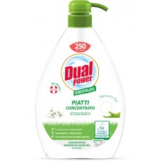 Гель для мытья посуды Dual Power с дозатором Green Life 1 л Гель для мытья посуды Dual Power с дозатором Green Life 1 л