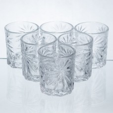 Набор рюмок для крепких напитков Shot glass 6 штук по 75 мл HP-17-36