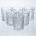 Набор рюмок для настоек Rocks Glass 6 штук по 75 мл с рельефным узором HP-17-8