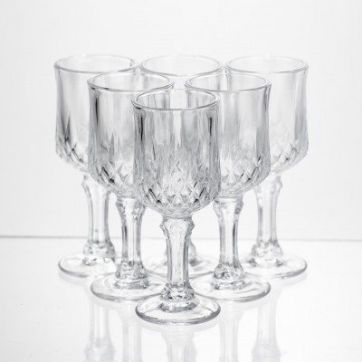 Набор рюмок на ножке Vintage Crystal для крепких напитков 6 штук 50 мл Yiwu HP-34-75