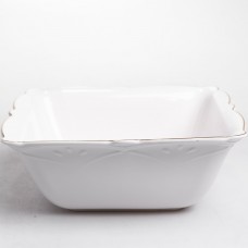 Салатница квадратная фарфоровая Pearl 20,5*20,5 см Yiwu HP-HK-C35