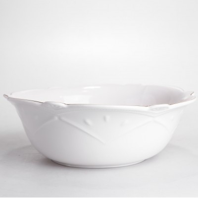 Салатница круглая фарфоровая Pearl 20,5 см Yiwu HP-HK-C24