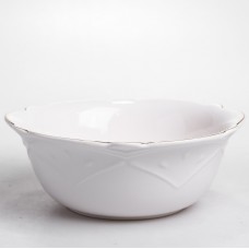 Салатница круглая фарфоровая Pearl 25 см Yiwu HP-HK-C23