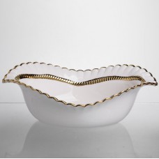 Салатница фарфоровая Sofia Gold 31 см Yiwu AP-23-1