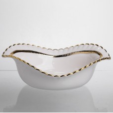 Салатница фарфоровая Sofia Gold 25 см Yiwu AP-23