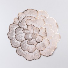 Салфетка круглая для декора и сервировки стола Ø38 (см) Золотистый HP-35-13GOLD