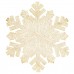 Коврик для сервировки стола Snowflake 38 см, золото HP-36327-13 Коврик для сервировки стола Snowflake 38 см, золото HP-36327-13