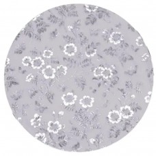 Коврик для сервировки стола Flowers 38 см, серебро HP-36327-12G