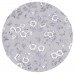 Коврик для сервировки стола Flowers 38 см, серебро HP-36327-12G Коврик для сервировки стола Flowers 38 см, серебро HP-36327-12G