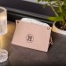 Салфетница из эко кожи 20×7.5×11.5 см для салфеток на кнопках Розовый HP-3-213P
