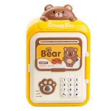 Сейф-копилка детская с купюроприемником и кодовым замком Bear Желтый HP12265Y