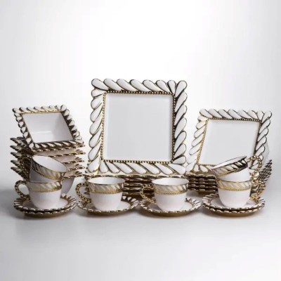Сервиз фарфоровый Tiffany 24 предмета на 6 персон XZ-24PCS
