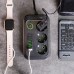 Сетевой фильтр кабель 3.8 м удлинитель F16 на 3 розетки с USB портами и кнопкой отключения Черный HP-5-20