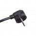 Сетевой фильтр 3 м удлинитель F06U на 6 розеток 4 USB 1 Type-C и кнопкой отключения Черный HP-5-24