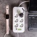 Сетевой фильтр 3 м удлинитель F06U на 6 розеток 4 USB 1 Type-C и кнопкой отключения Белый HP-5-23