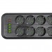 Сетевой фильтр-удлинитель 8 розеток 4xUSB-A 2xUSB-C 5м черный HP-5-56