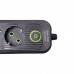 Сетевой фильтр 4.35 м удлинитель на 4 розетки с 3 USB 1 Type-C и кнопкой отключения HP-5-14
