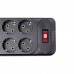 Сетевой фильтр удлинитель 5 м на 6 розеток 4 USB 2 Type-C и кнопкой выключения HP-5-16