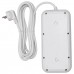 Сетевой фильтр-удлинитель 6 розеток 4xUSB-A 2xUSB-C 5м белая HP-5-53