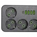 Сетевой фильтр-удлинитель 5 розеток 4xUSB-A 1xUSB-C 3м черная HP-5-50