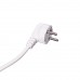 Сетевой фильтр кабель 2.7 м удлинитель F16 на 3 розетки 4 usb 2 type-c и кнопкой отключения Белый HP-5-19
