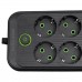 Сетевой фильтр-удлинитель 8 розеток 4xUSB-A 2xUSB-C 5м черный HP-5-56