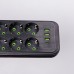 Сетевой фильтр 2.8 м удлинитель на 8 розеток с 3 USB 1 Type-C и кнопкой отключения F20U Черный HP-5-28