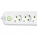 Сетевой фильтр-удлинитель 5 розеток 3xUSB-A 1xUSB-C 5м белый HP-5-43