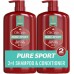 Шампунь и кондиционер Old Spice Pure Sport 2в1 — Сила и свежесть в одном флаконе с мощным эффектом свежести, 865 мл