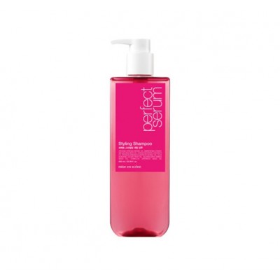 Шампунь для объема поврежденных волос Mise En Scene Perfect Serum Styling Shampoo, 680 мл