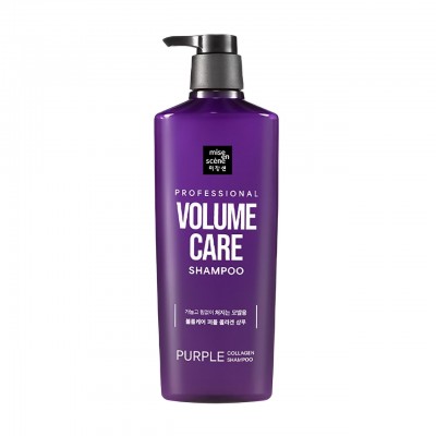 Шампунь для придания объема Mise-en-scene Professional Volume Care Purple Collagen Shampoo 680 мл