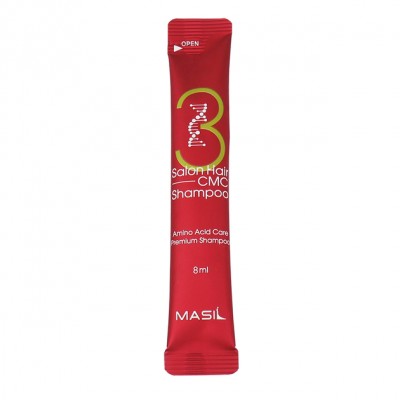 Шампунь для волос MASIL с аминокислотами 3 Salon Hair Shampoo укрепляющий 8 мл