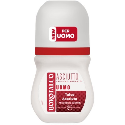 МУЖСКОЙ ДЕЗОДОРАНТ BOROTALCO ROLL-ON DRY AMBRE FERFUME 50 МЛ