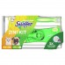 Набор 2в1 Swiffer Trap + Lock: швабра для сухой уборки + 8 сухих салфеток и щетка для удаления пыли