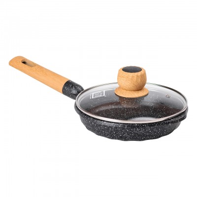 Алюминиевая сковорода Marble с антипригарным покрытием 1 литр Ø 20 см Black MGC HP-4-421B