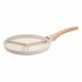 Сковорода гриль Ø 25 см на три секции с антипригарным покрытием круглая бежевая HP39575W Сковорода гриль Ø 25 см на три секции с антипригарным покрытием круглая бежевая HP39575W