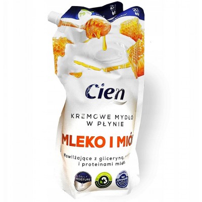 Мило жидкое Cien mydlo do rak mleko & miod 1 л. запаска (12)