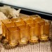 Набор стаканов для напитков Frozen Cube 12 штук по 195 мл коричневый HP-17-43