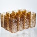 Набор стаканов для напитков Matrix Glass 12 штук по 245 мл коричневый HP-17-48 Набор стаканов для напитков Matrix Glass 12 штук по 245 мл коричневый HP-17-48