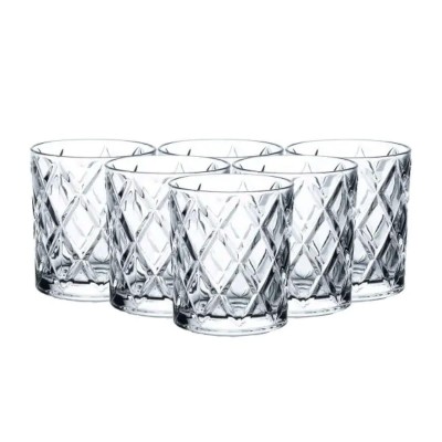 Стаканы для виски Rocks, набор из 6 штук 300 (мл), Old Fashion HP1608