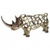 Декоративная фигурка Rhinoceros 23х6х10 см металлическая HP-7-22