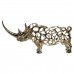 Декоративная фигурка Rhinoceros 23х6х10 см металлическая HP-7-22