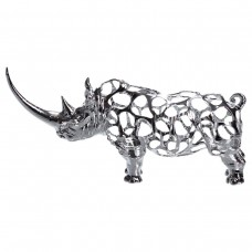 Декоративная фигурка Rhinoceros 23x6x10 см металлическая HP-7-23